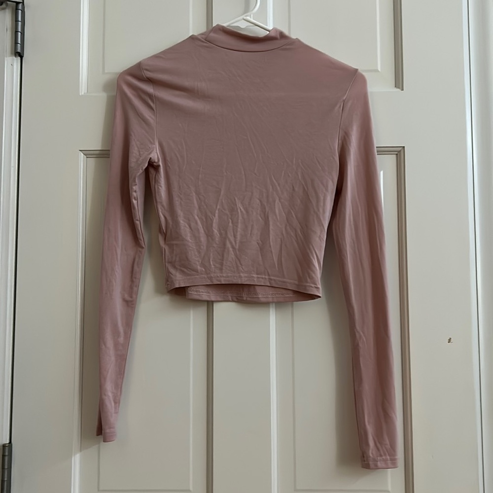 SHEIN Pink Mock Neck Size XS